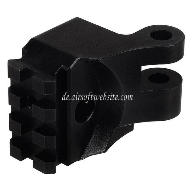 BBT CNC Aluminum M1913 20mm Schienen Schaft Adapter Geeignet für KRYTAC Kriss Vector Serie AEG GBB SMG Gewehre Airsoft Schwarz