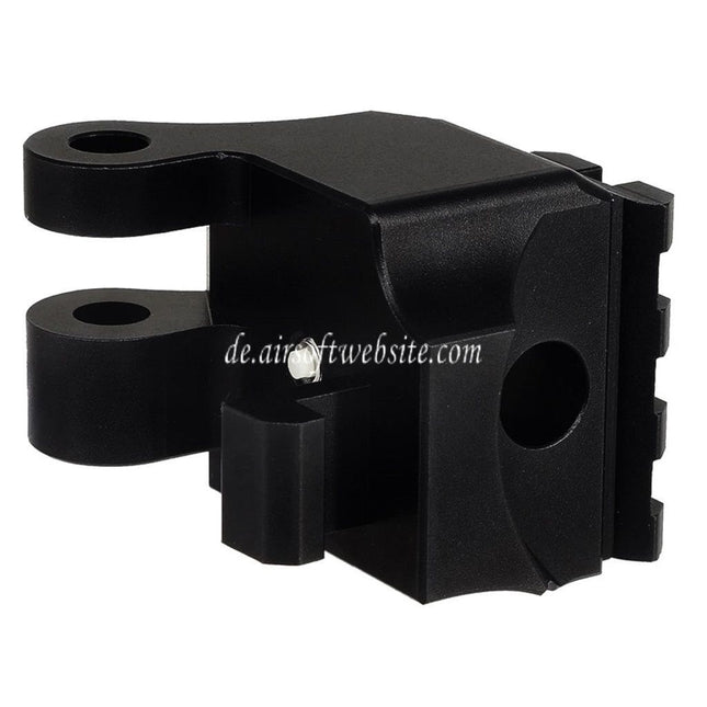 BBT CNC Aluminum M1913 20mm Schienen Schaft Adapter Geeignet für KRYTAC Kriss Vector Serie AEG GBB SMG Gewehre Airsoft Schwarz