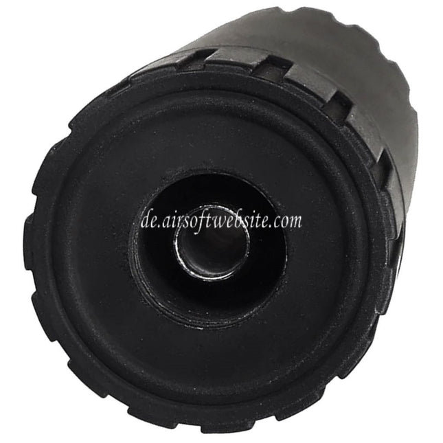 APS 110mm Power Up Device PUD Schalldämpfer Laufverlängerung Geeignet für -14mm CCW Gegen den Uhrzeigersinn Gewehre Schwarz