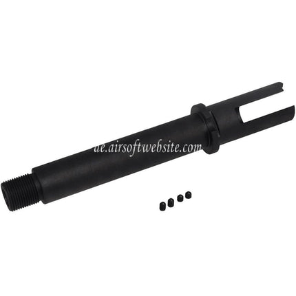 BBT CNC Stahl Außen Lauf -14mm CCW Gegen den Uhrzeigersinn Geeignet für KRYTAC Kriss Vector Serie AEG GBB SMG Gewehre Airsoft Schwarz