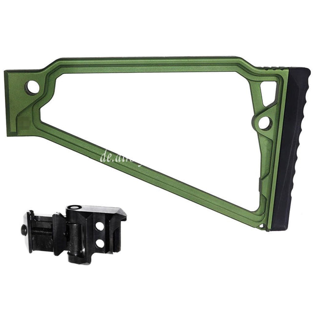 5KU 205mm Aluminum TS-8RP Dreieckiger erhöhter Wangenschaft mit M1913 Adapter Geeignet für 20mm Picatinny Gewehrschaft Adapter Gewehre Airsoft