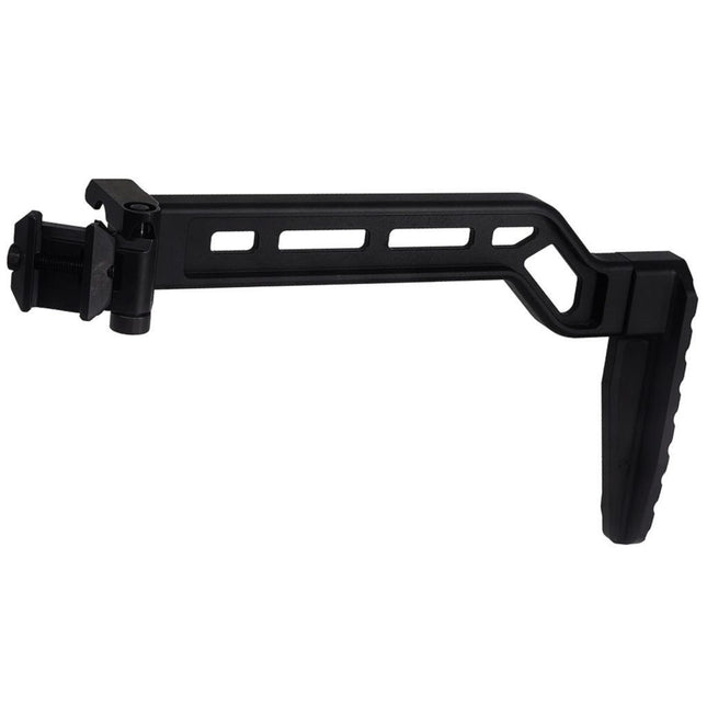 5KU Aluminum Taktische Picatinny Montage Modularer Klappgewehrschaft Geeignet für 20mm Picatinny Schaft Adapter Gewehre Airsoft Schwarz