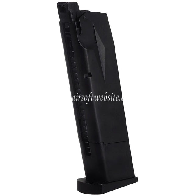 DOUBLE BELL 23rd Gas Magazin Geeignet für DOUBLE BELL Cybergun Swiss Arms P226 WE(WE-TECH) F226 Serie GBB Pistolen Airsoft Schwarz