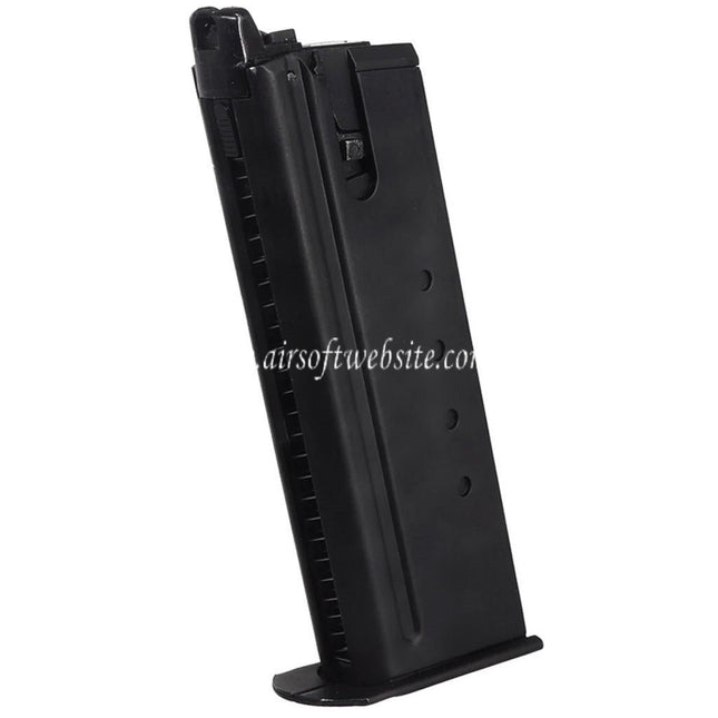 DOUBLE BELL 24rd Gas Magazin Geeignet für DOUBLE BELL Cybergun WE(WE-TECH) Armorer Works AW Tokyo Marui Desert Eagle GBB Pistolen Airsoft Schwarz