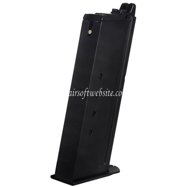 DOUBLE BELL 24rd Gas Magazin Geeignet für DOUBLE BELL Cybergun WE(WE-TECH) Armorer Works AW Tokyo Marui Desert Eagle GBB Pistolen Airsoft Schwarz