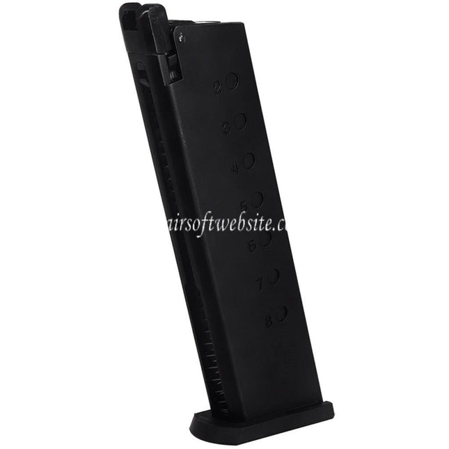 DOUBLE BELL 24rd Gas Magazin Geeignet für 784 M945 Serie GBB Pistolen Airsoft Schwarz