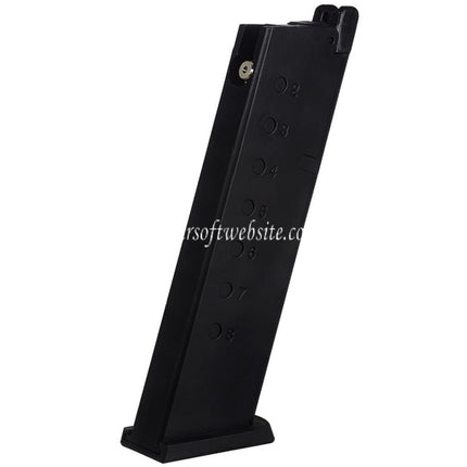 DOUBLE BELL 24rd Gas Magazin Geeignet für 784 M945 Serie GBB Pistolen Airsoft Schwarz