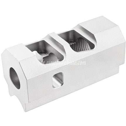 Revanchist Airsoft Aluminum INF Stil Kompensator -14mm CCW Gewinde gegen den Uhrzeigersinn Geeignet für Tokyo Marui Hi-Capa Serie GBB Pistolen