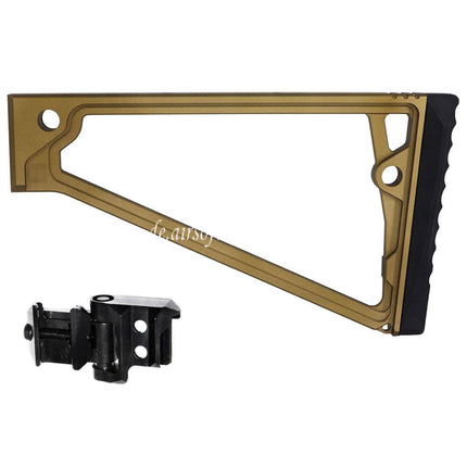 5KU 205mm Aluminum TS-8RP Dreiecksschaft mit M1913 Adapter Geeignet für 20mm Picatinny Gewehrschaft Adapter Gewehre Airsoft