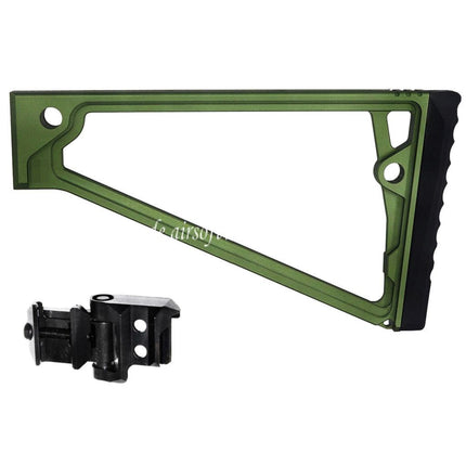 5KU 205mm Aluminum TS-8RP Dreiecksschaft mit M1913 Adapter Geeignet für 20mm Picatinny Gewehrschaft Adapter Gewehre Airsoft