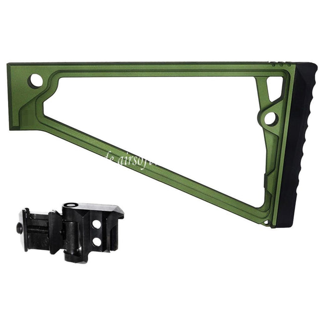 5KU 205mm Aluminum TS-8RP Dreiecksschaft mit M1913 Adapter Geeignet für 20mm Picatinny Gewehrschaft Adapter Gewehre Airsoft