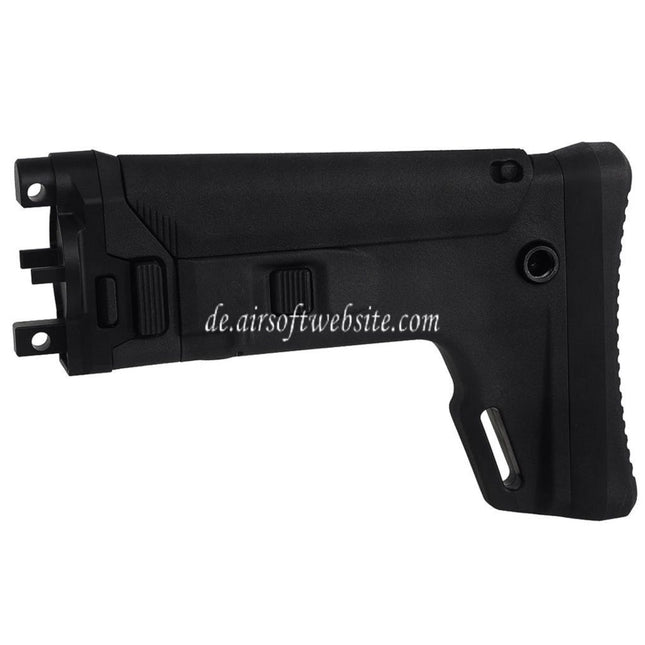 5KU ACR Stil 7-Position Teleskopischer seitlich klappbarer einziehbarer Gewehrschaft Geeignet für CYMA MP5K Serie AEG Gewehre Airsoft