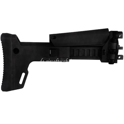 5KU ACR Stil 7-Position Teleskopischer seitlich klappbarer einziehbarer Gewehrschaft Geeignet für CYMA MP5K Serie AEG Gewehre Airsoft