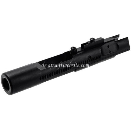 Angry Gun Stahl AERO Stil Monolithische komplette Bolzenträgerbaugruppe Geeignet für Tokyo Marui M4 MWS Serie GBB Gewehre Airsoft Schwarz