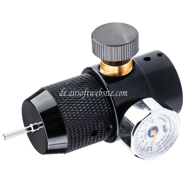 Madbull XM Ladegerät Plus Co2 Adapter mit Einstellbarer Druck Regler und Anzeigemessgerät