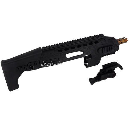 APS Caribe Action Combat Pistolenkarabiner Conversion Kit Geeignet für APS XTP Shark Serie GBB Pistolen Airsoft