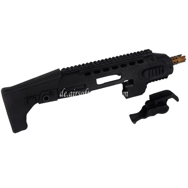 APS Caribe Action Combat Pistolenkarabiner Conversion Kit Geeignet für APS XTP Shark Serie GBB Pistolen Airsoft