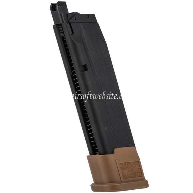 VFC 25rd Co2 Magazin Geeignet für SIG AIR P320 M17 Serie GBB Pistolen Airsoft Tan