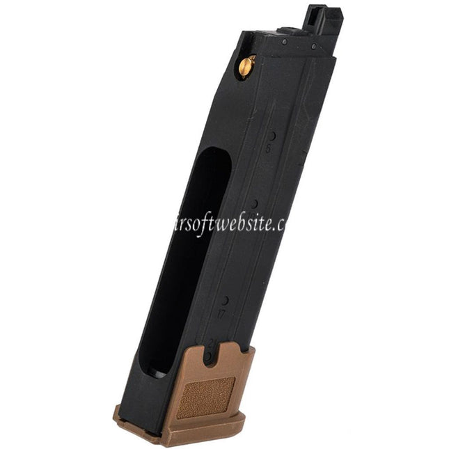 VFC 25rd Co2 Magazin Geeignet für SIG AIR P320 M17 Serie GBB Pistolen Airsoft Tan