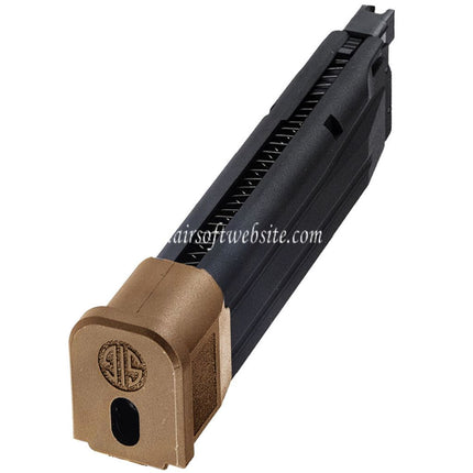 VFC 25rd Co2 Magazin Geeignet für SIG AIR P320 M17 Serie GBB Pistolen Airsoft Tan