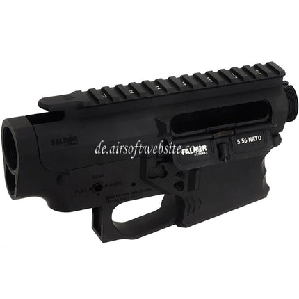 APS Falkor Defense Kompletter Empfänger Set Geeignet für APS V2 Getriebe M4 M16 Serie GBB Gewehre Airsoft Schwarz