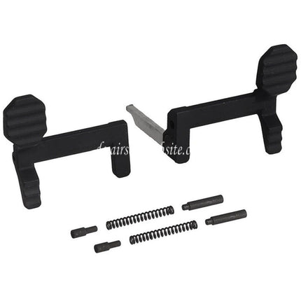 APS EMG Falkor Defense Ambidextrous Verschlussfang Geeignet für APS EMG Falkor Defense Blitz und Recce Serie AEG Gewehre Airsoft Schwarz