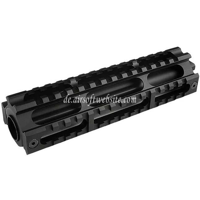 CYMA 6.75 Zoll 168mm Aluminum 3-seitiger 20mm Schiene Handschutz schienen system Geeignet für G&P Echo1 CYMA RPK Serie AEG Gewehre Airsoft Schwarz