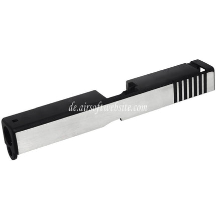 Army Armament Metall Schlitten Geeignet für ARMY R17 G17 GBB Pistolen Airsoft Schwarz/Silber