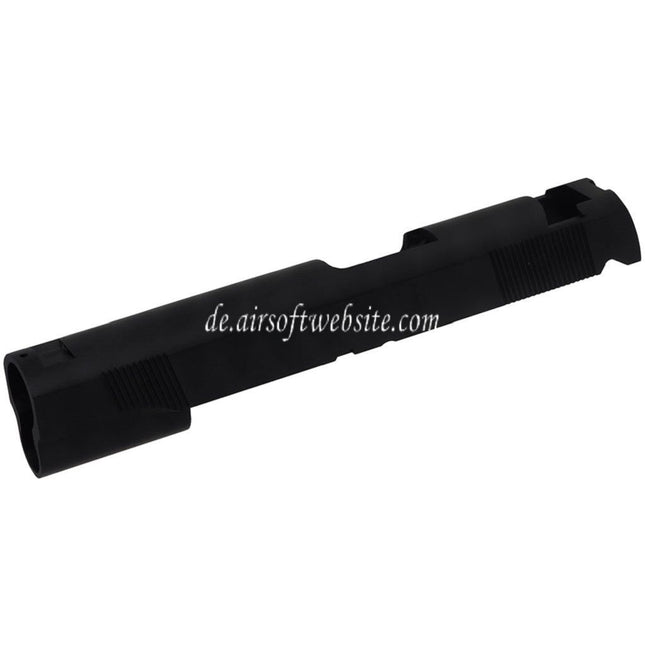 Army Armament Metall Schlitten Geeignet für ARMY R27 M1911 MEU GBB Pistolen Airsoft Schwarz