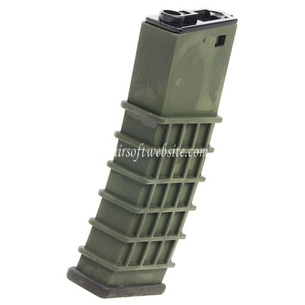 G&G 330rd Polymer Hi-Cap Magazin GK5C Geeignet für M4 M16 Serie AEG Gewehre Airsoft Grün