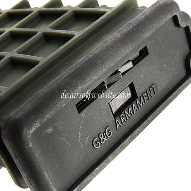 G&G 330rd Polymer Hi-Cap Magazin GK5C Geeignet für M4 M16 Serie AEG Gewehre Airsoft Grün