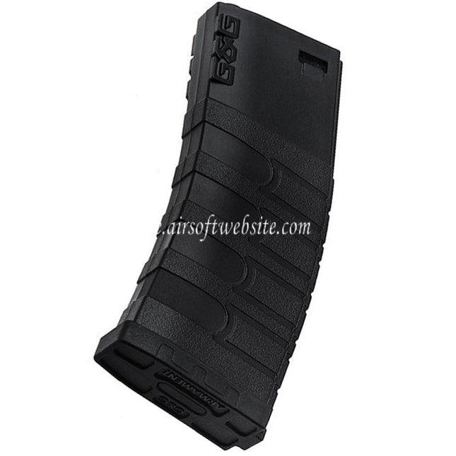 G&G 120rd Polymer Mid-Cap Magazin Geeignet für M4 M16 Serie AEG Gewehre Airsoft Schwarz