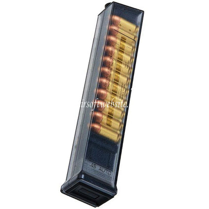 G&G 110rd Polymer Mid-Cap Magazin Geeignet für G&G PCC45 Serie AEG SMG Gewehre Airsoft Schwarz