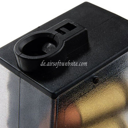 G&G 110rd Polymer Mid-Cap Magazin Geeignet für G&G PCC45 Serie AEG SMG Gewehre Airsoft Schwarz