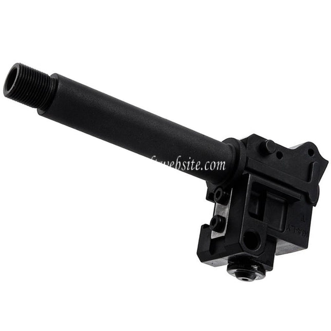 KRYTAC Lauf und Zapfenbaugruppe -14mm CCW Gegen den Uhrzeigersinn Geeignet für Krytac Kriss Vector GBB SMG Gewehre Airsoft Schwarz