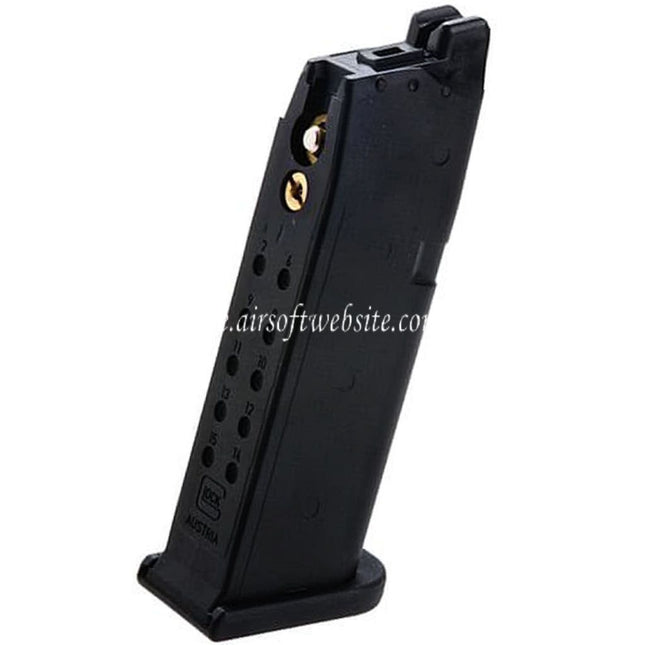 Umarex 20rd Gas Magazin Geeignet für G19 G23 G26 Serie GBB Pistolen Airsoft Schwarz