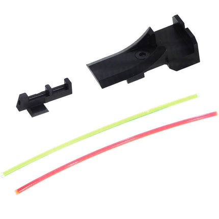 AIP Aluminum Fiberglasvisier Korn Kimme V2 Geeignet für Tokyo Marui Hi-Capa 5.1 Serie GBB Pistolen Airsoft