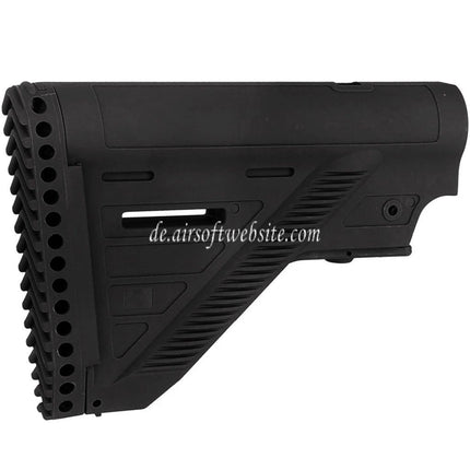 E&C 416A5 Stil Einziehbarer Schaft Geeignet für HK416 M4 M16 Serie AEG Gewehre Airsoft