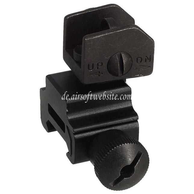 Airsoft Website Metall Legierung Hochklappen Kimme Geeignet für Standard 20mm Weberbasis Gewehre