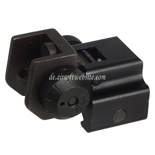 Airsoft Website Metall Legierung Hochklappen Kimme Geeignet für Standard 20mm Weberbasis Gewehre
