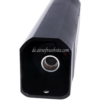 Angry Gun KSV Schalldämpfer Gen 2 (AT2000R Tracer Version) Geeignet für Krytac KRISS VECTOR AEG GBB Serie Gewehre Airsoft Schwarz