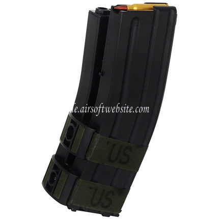 BATTLEAXE 1200rd Elektrisches Doppel Magazin mit Platzpatrone Geeignet für M4 M16 Serie AEG Gewehre Airsoft