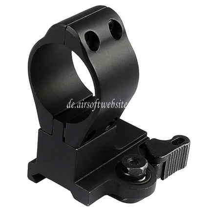 CYMA 30mm QD Einzelring Zielfernrohrmontage Geeignet für Aimpoint M2 Punktvisier Schwarz