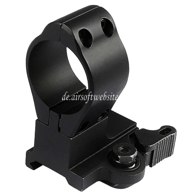 CYMA 30mm QD Einzelring Zielfernrohrmontage Geeignet für Aimpoint M2 Punktvisier Schwarz