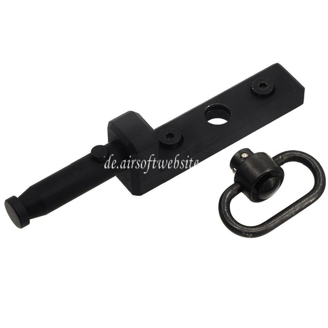 Golden Eagle M-LOK Zweibein Adapter mit QD Riemenbügel Geeignet für Versa Pod Stil Zweibein Airsoft