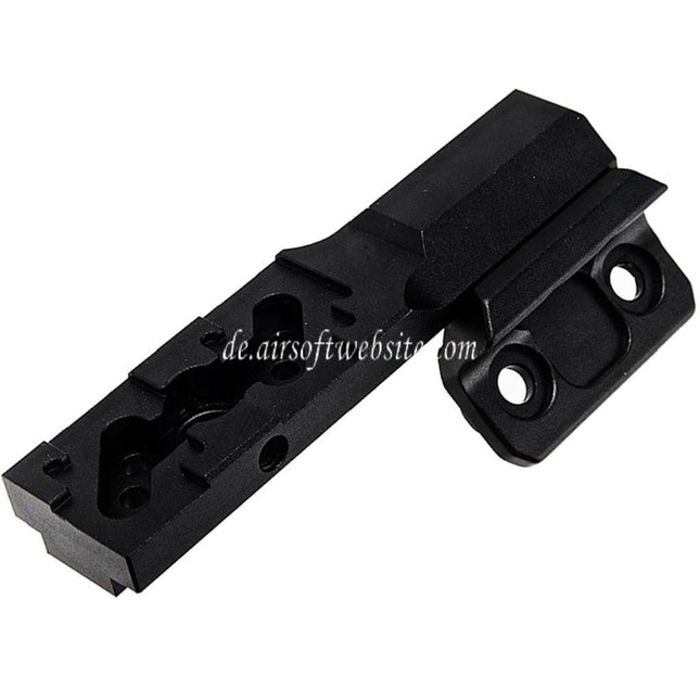 WADSN Versetzte kurze Thorntail M-LOK Lichthalterung Geeignet für M300 M600 Scout Taschenlampen Schwarz