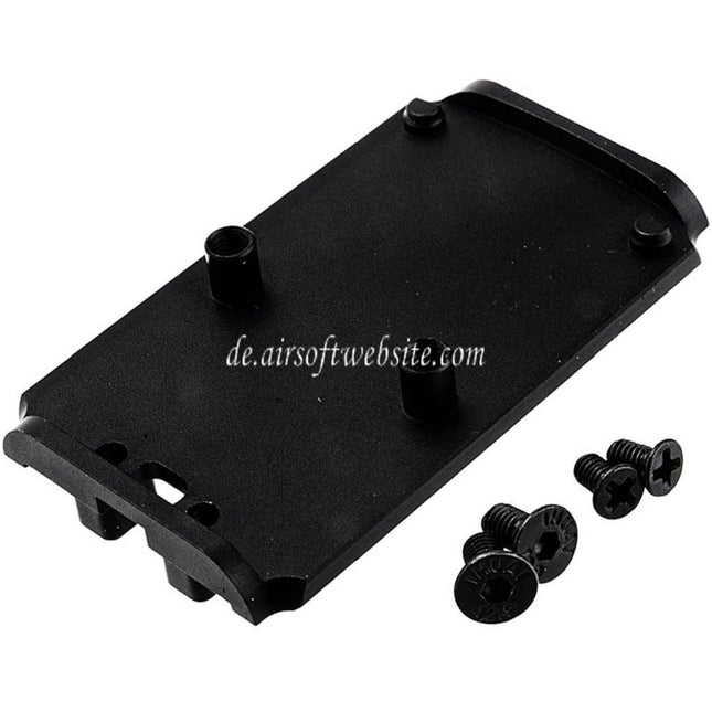 BOMBER AIRSOFT RMR Stil Optikhalterung Geeignet für Tokyo Marui G17 Gen5 MOS Serie GBB Pistolen Airsoft Schwarz