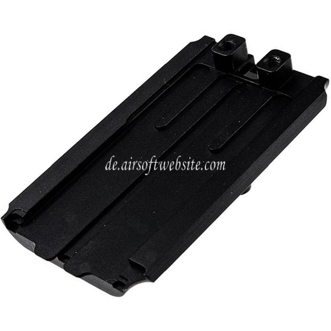 BOMBER AIRSOFT RMR Stil Optikhalterung Geeignet für Tokyo Marui G17 Gen5 MOS Serie GBB Pistolen Airsoft Schwarz
