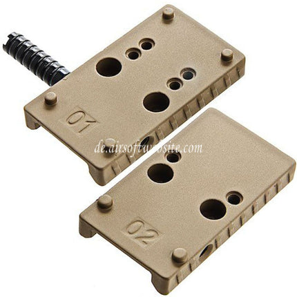 Cybergun Fiberglas Platte mit Ladehebel Geeignet für Cybergun CANiK TP9 Serie GBB Pistolen Airsoft