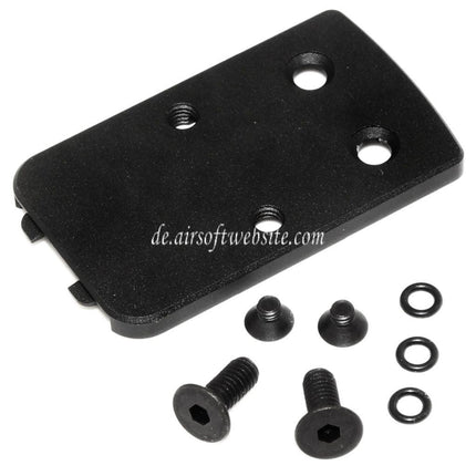 VFC RMR roter Punkt Adapter Geeignet für VFC Cybergun FNX Serie GBB Pistolen Airsoft Schwarz